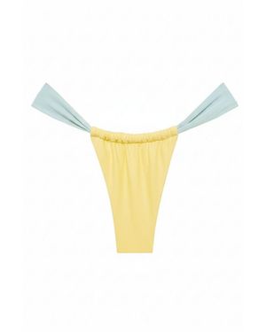 Montce Sunshine Binded Sandra Bikini Bottom - Yellow