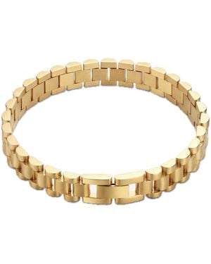 Elk & Bloom 14K Chunky Watch Chain Link Bracelet - Metallic