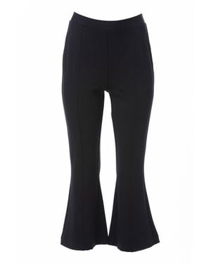 Carloslines Compression Skinny Flare Pant - Black