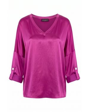James Lakeland Satin Blouse - Pink