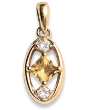 Inari Jewellery Portrait Necklace Pendant - White