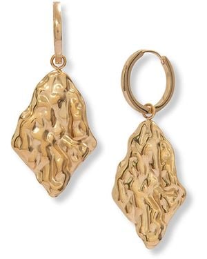 A Weathered Penny Lumi Hoops - Metallic