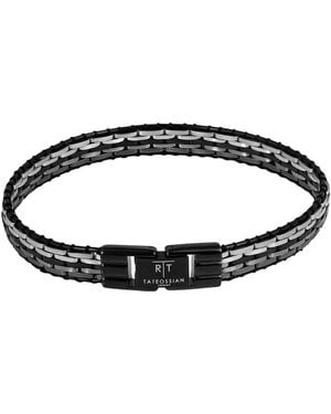 Tateossian Tessellate Bracelet - Black