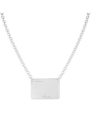 Ware Collective Tag Necklace - Metallic