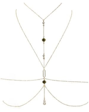 Studio Baloge Lumina Drama Body Chain - White