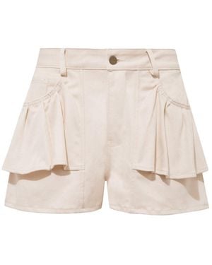 Cótier Denim Neutrals Brise Shorts - Natural