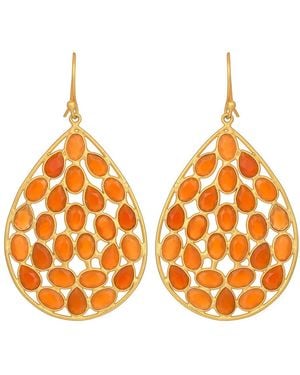 Opium Jewels Monsoon Jali Drops - Orange