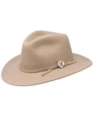 Jamie Slye Hats + Accessories Neutrals Willa Wide Brim Wool Hat - Black