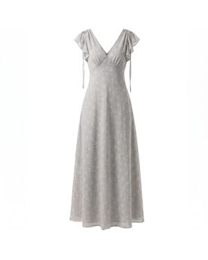 Belsize25 Butterfly Midi Dress - Gray