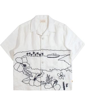 Far Afield Veloso Landscape Shirt - White