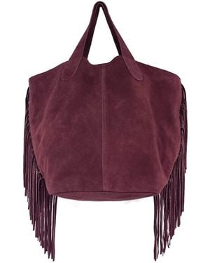 Nooki Design Vancouver Suede Tote - Red