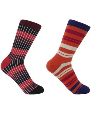 Peper Harow - Made in England Chord & Elizabeth Ginger Socks Bundle - Red