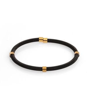 Ebru Jewelry Fashion Style Steel & Bracelet - Brown