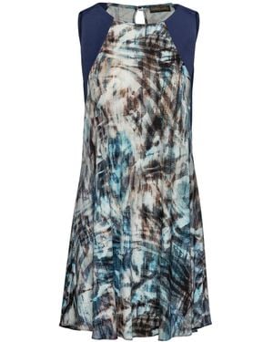 Conquista Sleeveless Print Dress - Blue