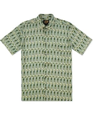 Gresham Blake Graphic Gb Short Sleeve Shirt - Green