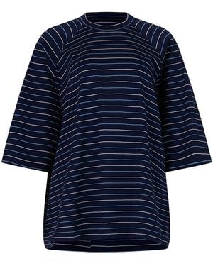 Clothes by Locker Room Oversized Striped T-Shirt - Blue