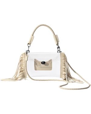 PAIGE Clear Fringe Crossbody - Metallic