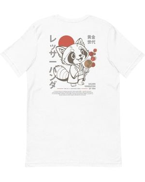 Anchor and Crew Six Panda Japan Era Organic Cotton T-Shirt - White