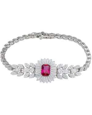 LÁTELITA London Countess Gemstone Bracelet Ruby - Metallic