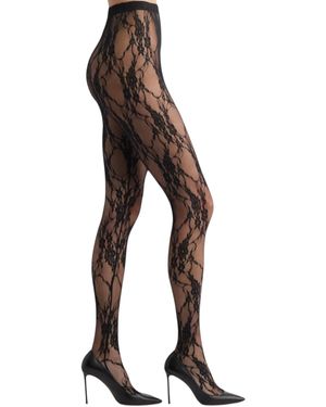 HIGH HEEL JUNGLE by KATHRYN EISMAN Femme Lace Premium Tight - Black