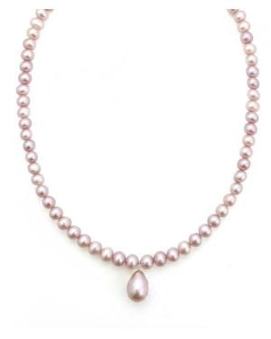 Leni James The Aura Pearl Necklace - Metallic