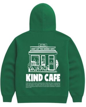 Dont Eat the Homies Deth Cafe Hoodie - Green