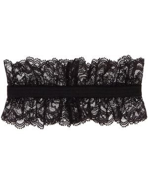 Journelle Anais Lace Garter Noir - Black