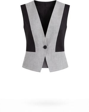 Lumina Eligma V Button Vest - Black