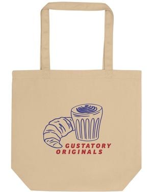 Anchor and Crew Neutrals Neutral Gustatory Originals Postcards From Sunday Recycled Cotton Tote Bag - Natural
