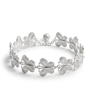 Yieon Butterfly Fine Filigree Bracelet - Metallic