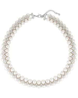 Stephanie Browne Australia Audrey Pearl Necklace - Metallic