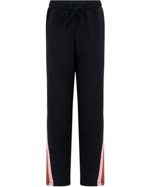 Sugarhill Alissa Joggers, Two Tone Stripe - Black