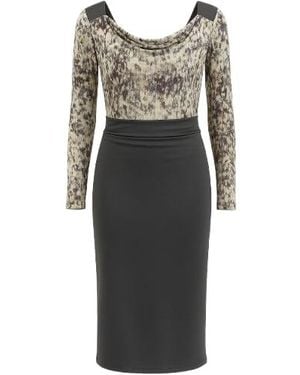 Conquista Long Sleeve Dress - Black