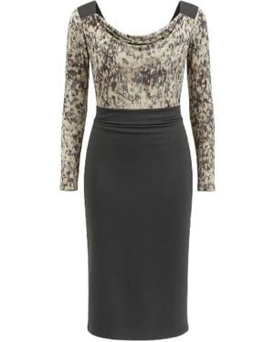 Conquista Long Sleeve Dress - Black