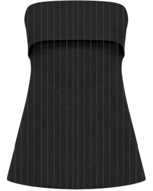 Unum Diem Overlap Tube Mini Dress - Black
