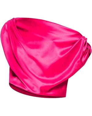 Angelika Jozefczyk Satin Blouse Livia Fuchsia - Pink