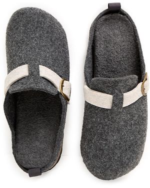Pretty You London Mister You Jordan Mule Slippers - Black