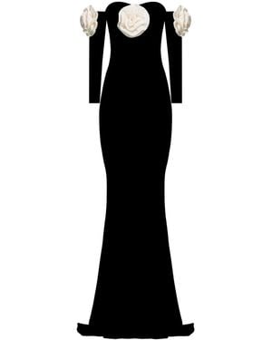 Nur Karaata Pena Long Dress - Black