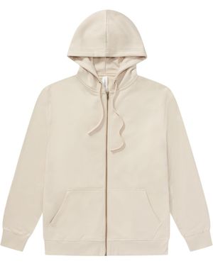 Known Supply Neutrals 100% Organic Cotton Zip Hoodie - Natural