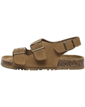 EverAu Australia Flame Leather Sandals - Brown