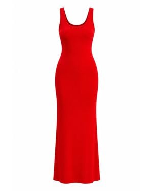 Maison De Gala Aria Crimson Dress - Red