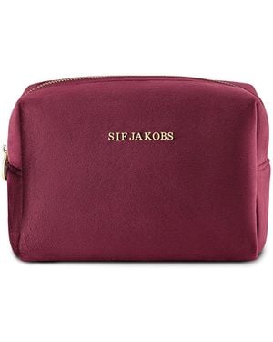 Sif Jakobs Jewellery Cosmetic Bag Piccolo Burgundy - Red