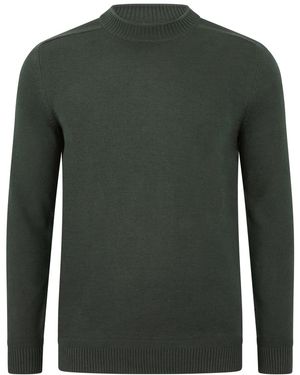 Paul James Knitwear Lightweight Cotton Linen Slaithes Saddle Shoulder Jumper - Green