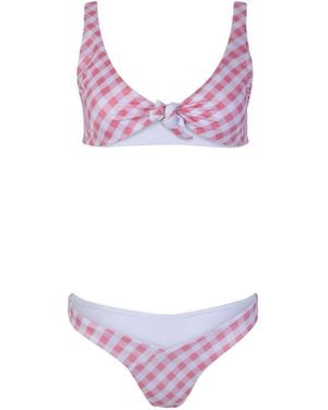The Delarose Sisters Beaux Knot Bikini Set - Purple
