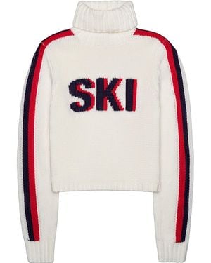 Ellsworth & Ivey Jade Turtleneck Jumper - White