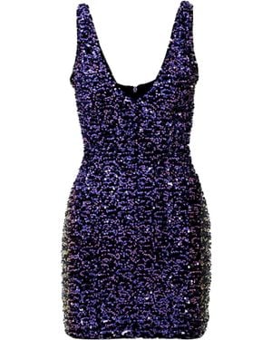 Ofuure Leila Mini Sequin Dress - Blue