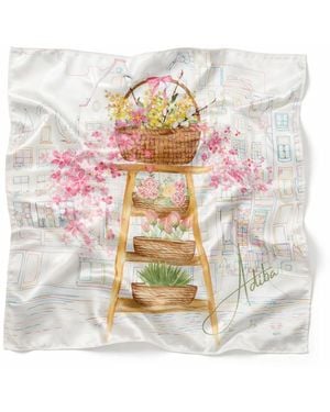 ADIBA The Rosé Garden Dog Bandana Scarf - Pink