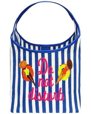Lilly Loves Do Not Disturb Beach Bag - Blue