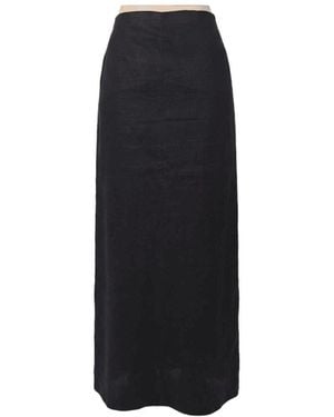 Muda Clothing Fz Llc Inori Linen Skirt - Black