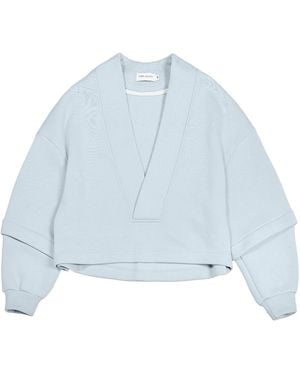 Ioana Ciolacu V-Neck Sweatshirt - Blue